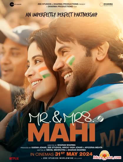 Poster of Mr+%26+Mrs+Mahi+(2024)+-+(Hindi+Film)